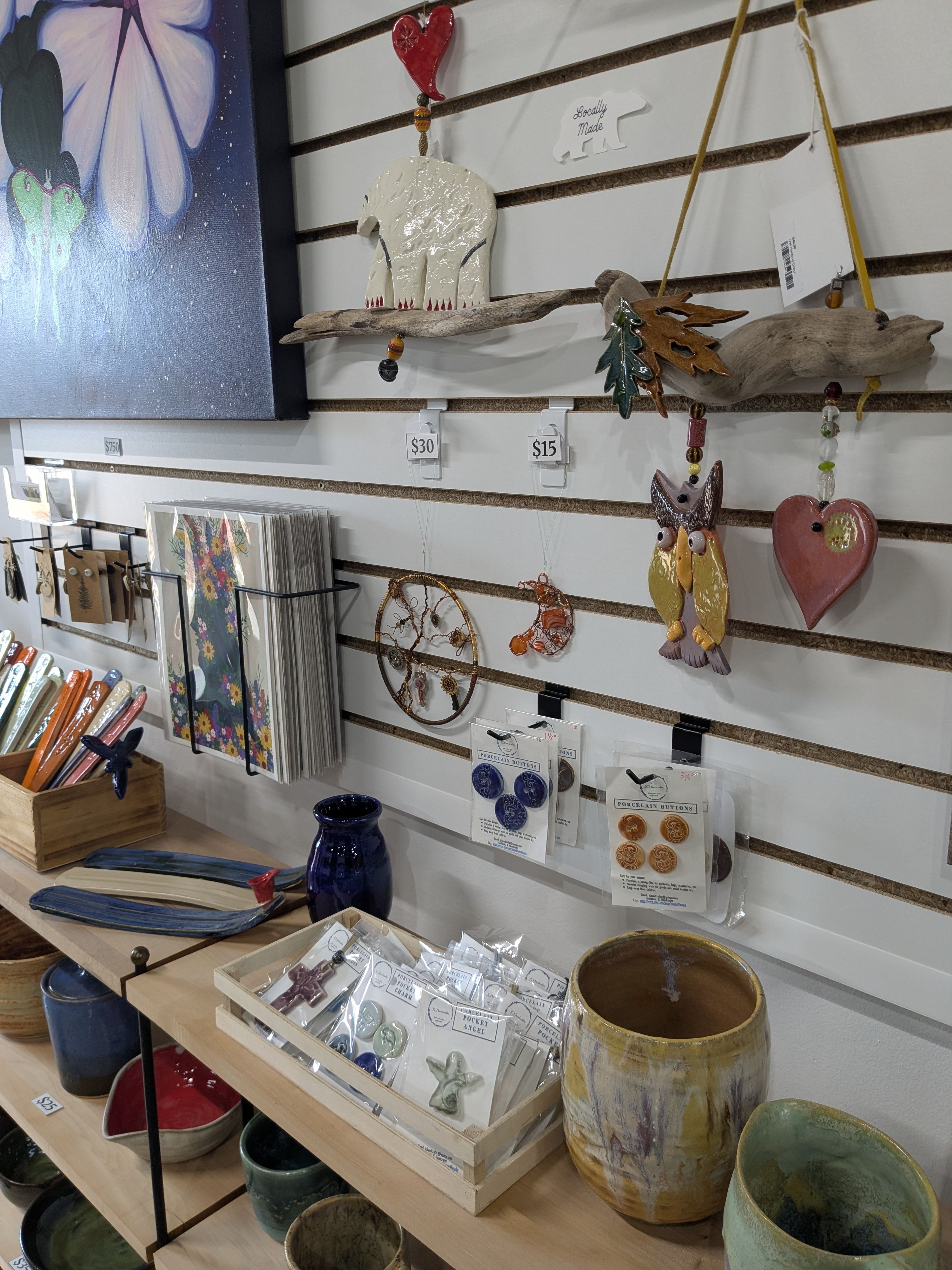We support over 40 local aritsts & makers.